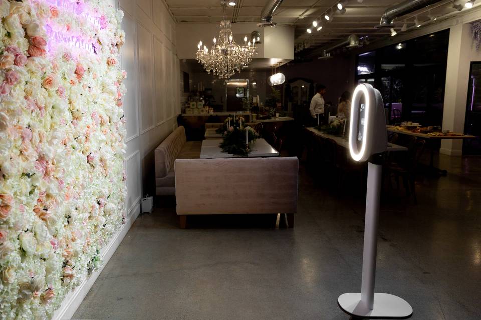 Custom Flower Backdrop