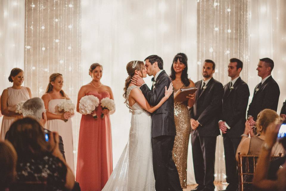 Wedding kiss