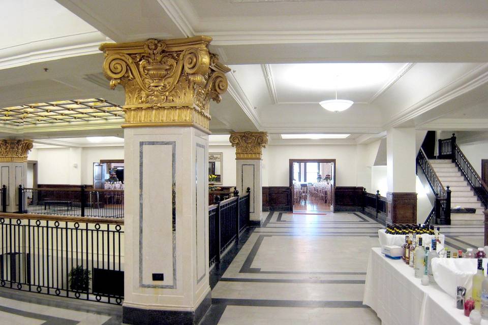 Elegant second floor atrium