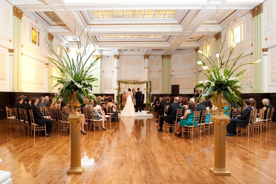 Ballroom ceremony