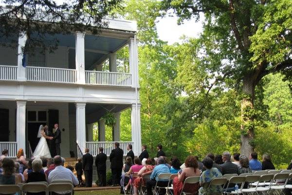 Couple getting married