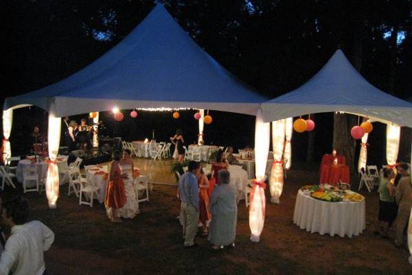 Reception in the evening