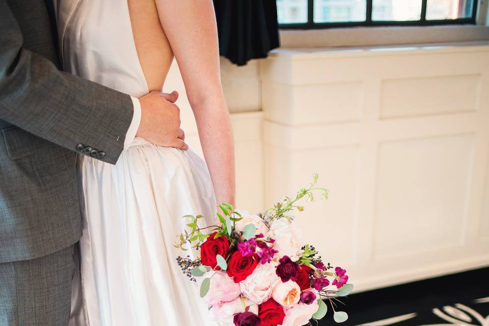 Train and Bouquet