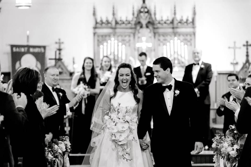 Joyful wedding photographer