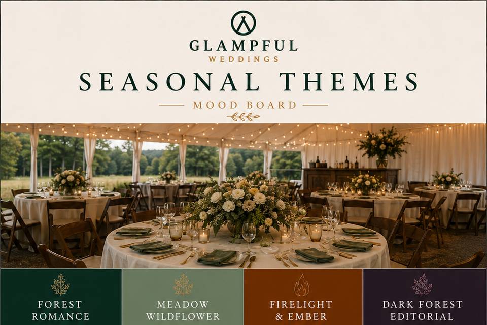 The Glampful Getaway Moodboard