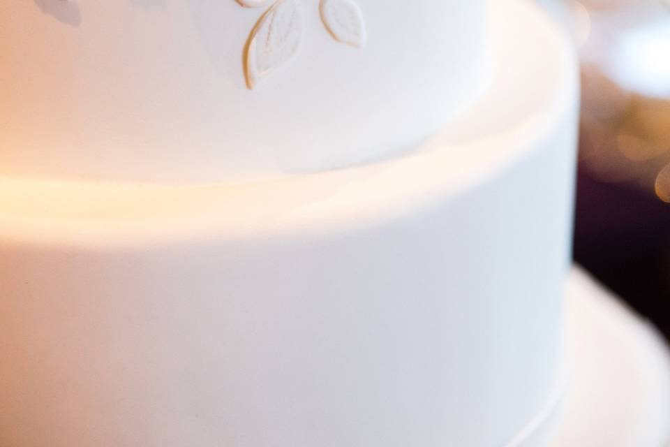 Custom Lace Wedding Cake
