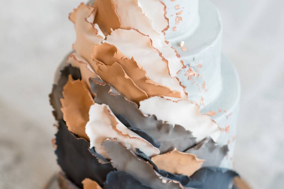 Modern Abstract Cake