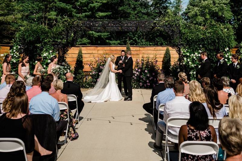 Wedding vows - photo by chris bowman