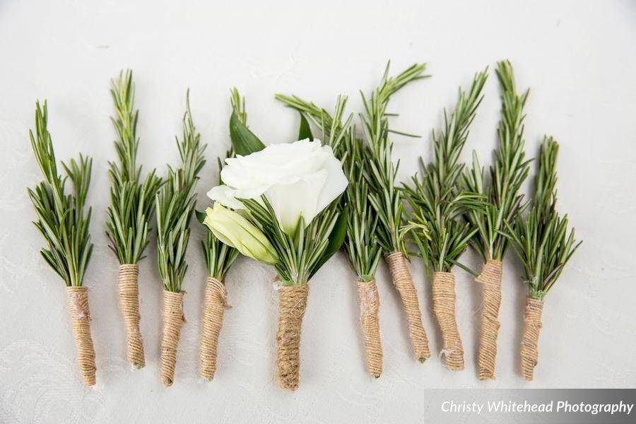 Rosemary boutonniere