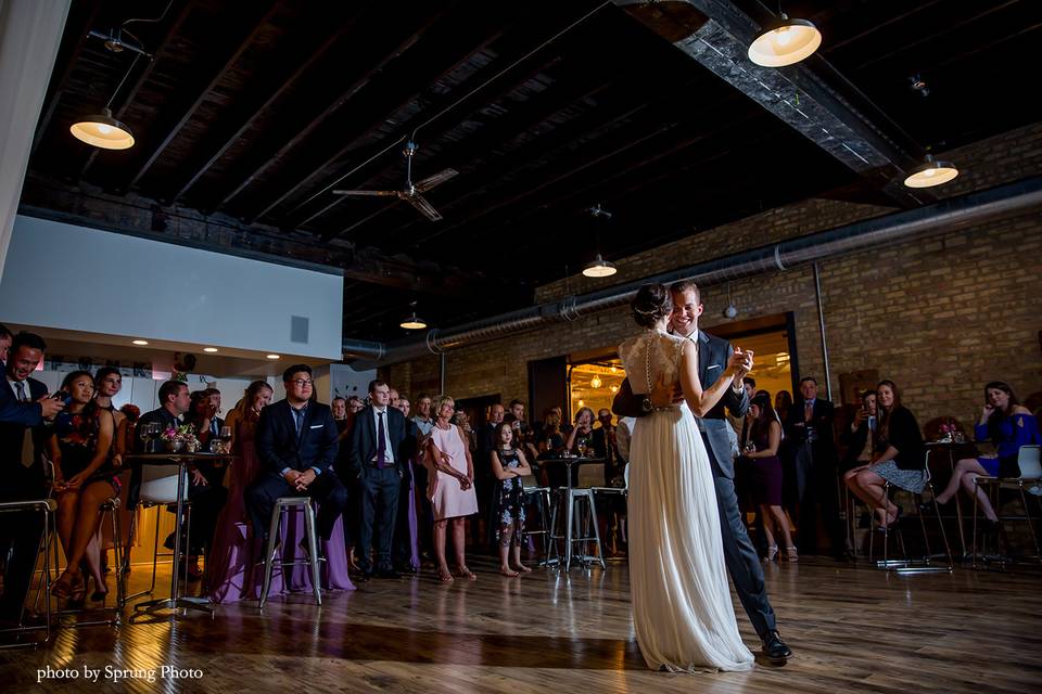 Indoor wedding setup