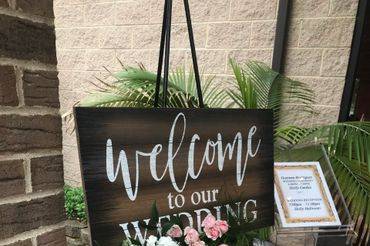 Custom Wedding Easels