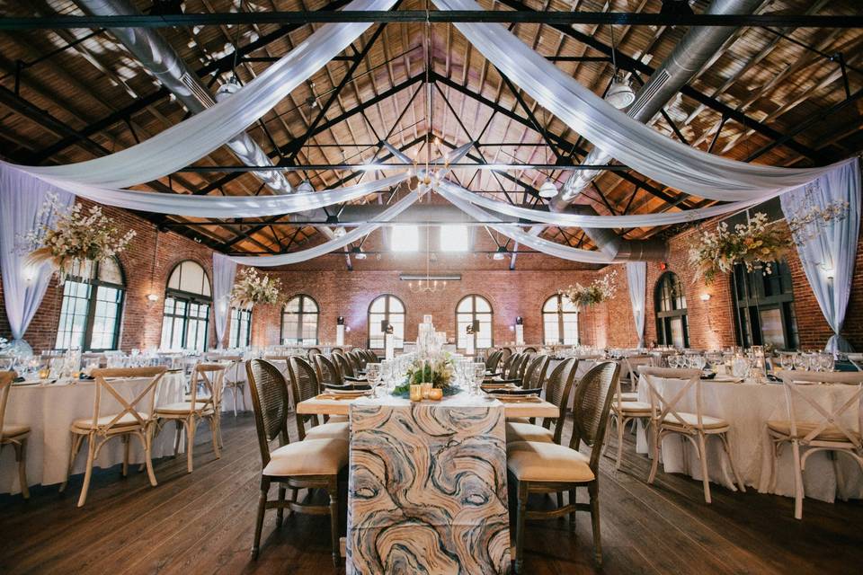 Rustic and refined reception venue