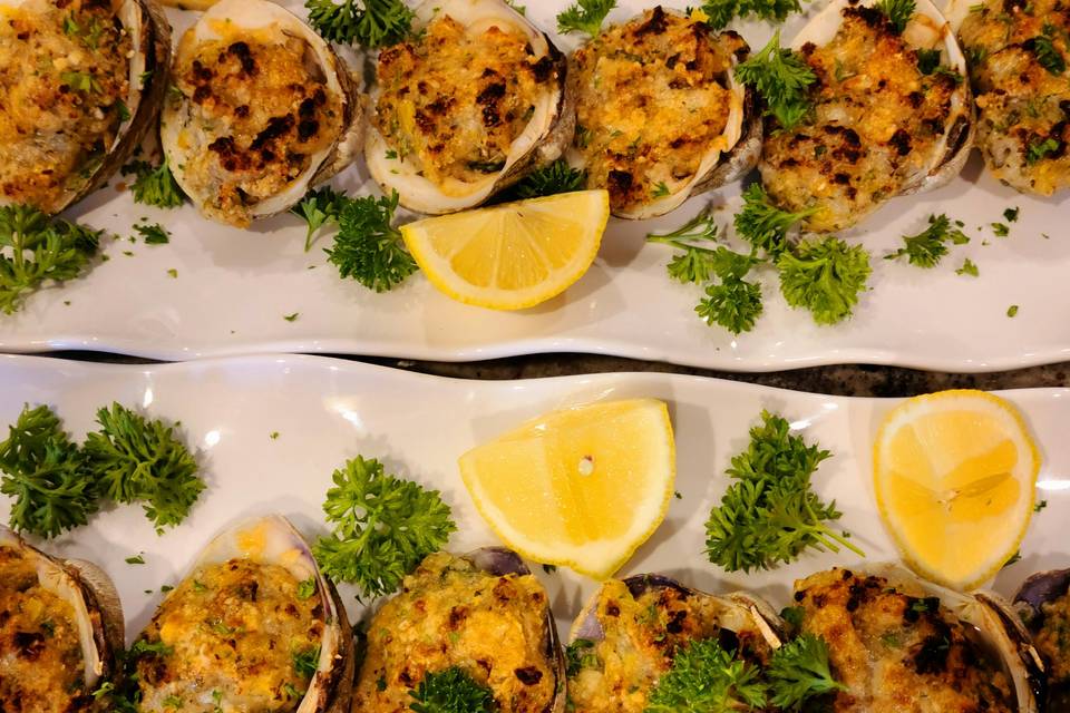 Clams Oreganata