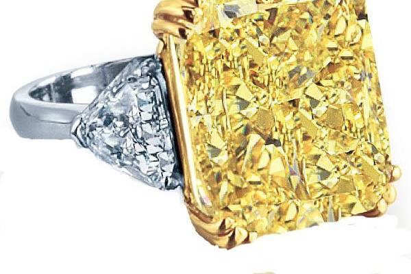 Canary Yellow Diamond ring