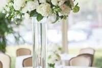 Blush and cream centerpiece