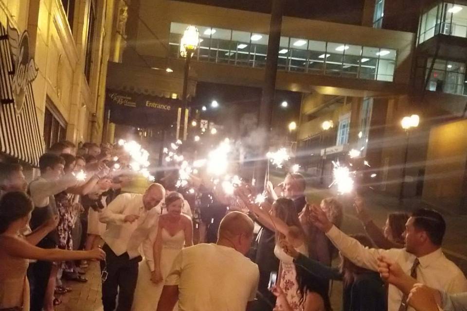 Sparkler Sendoff
