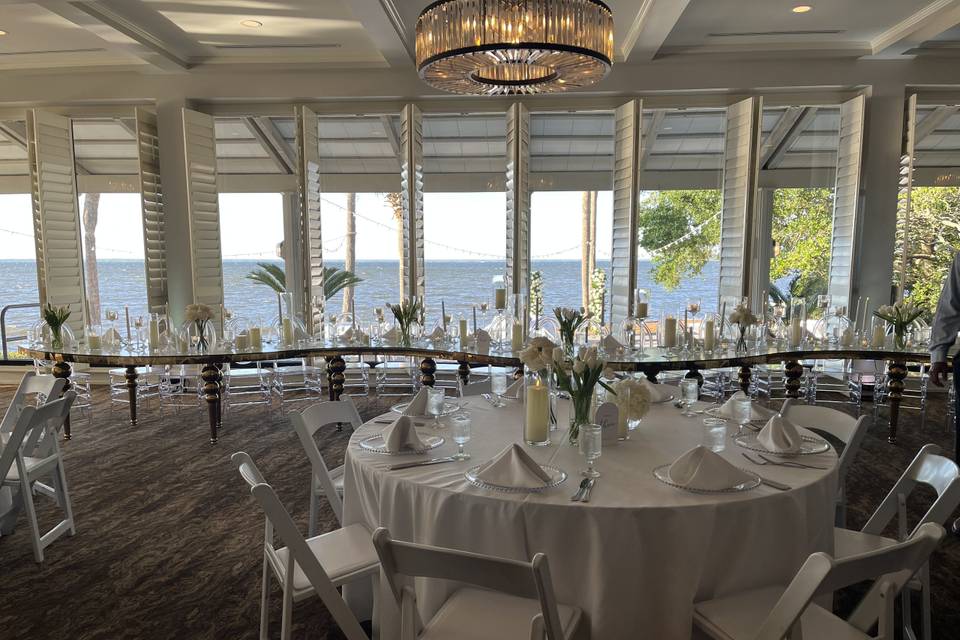 Reception in Bayview Room