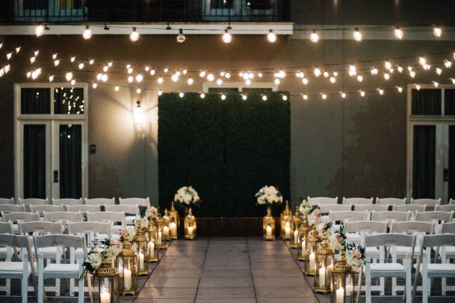 Set for a ceremony