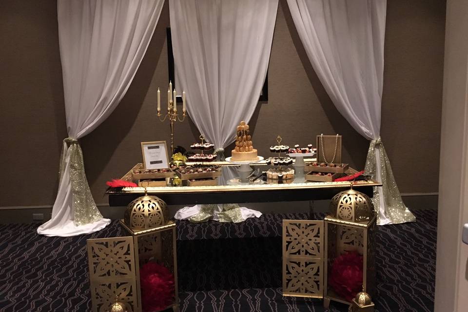 Dessert table