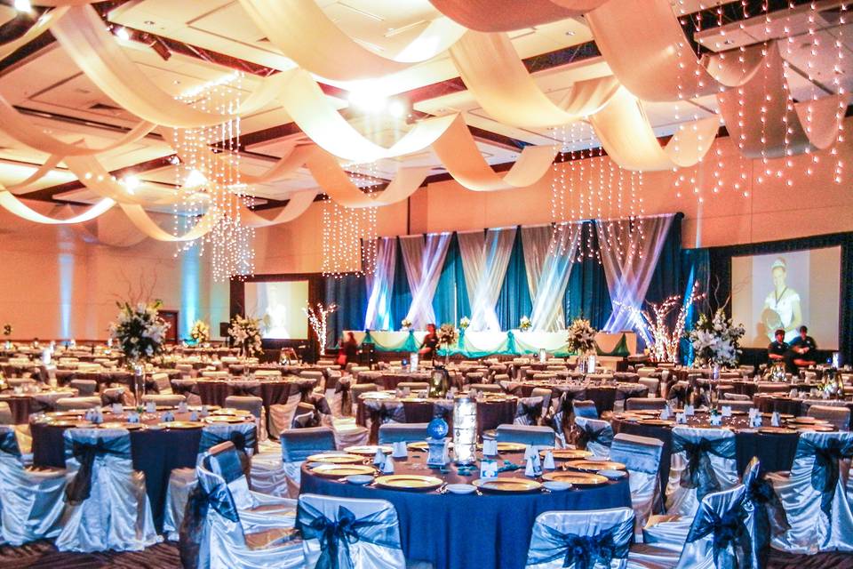 Transformed ballroom