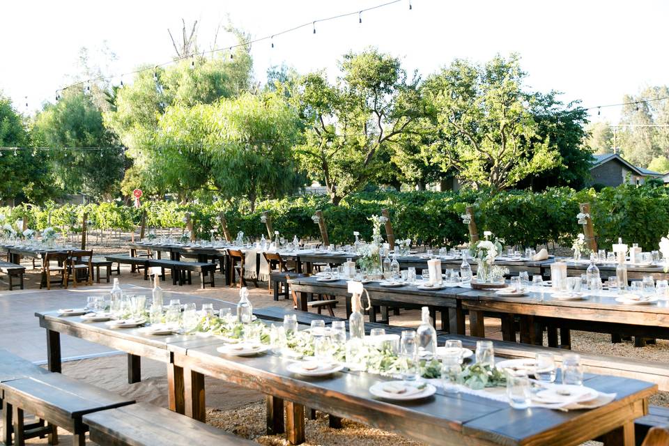 Temecula Farm Tables