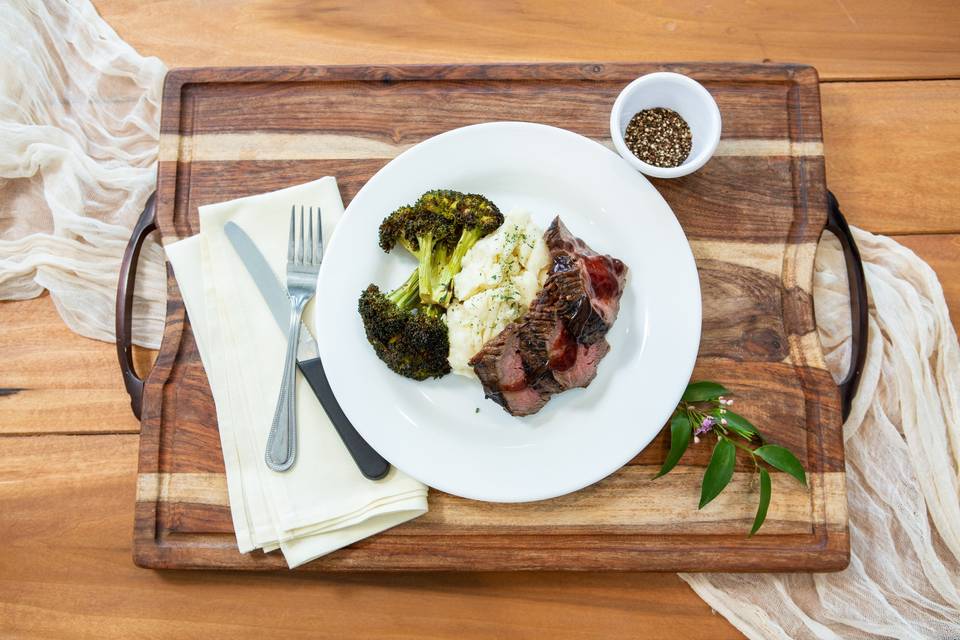 Beef Medallions Plated Entree