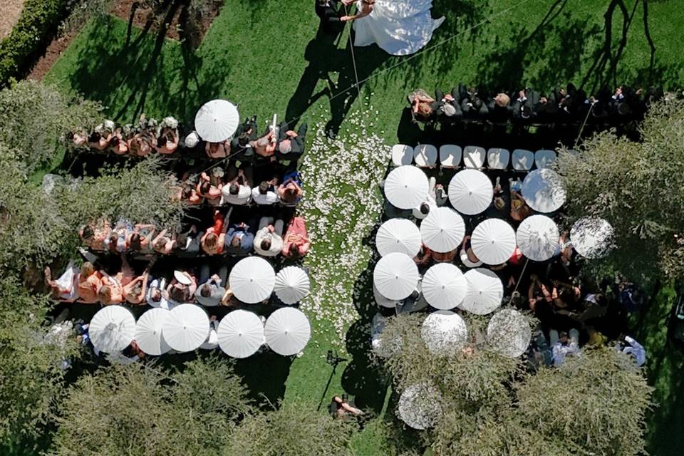 Aerial Ceremony Site