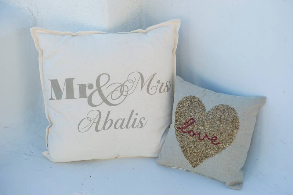 Wedding decor pillows