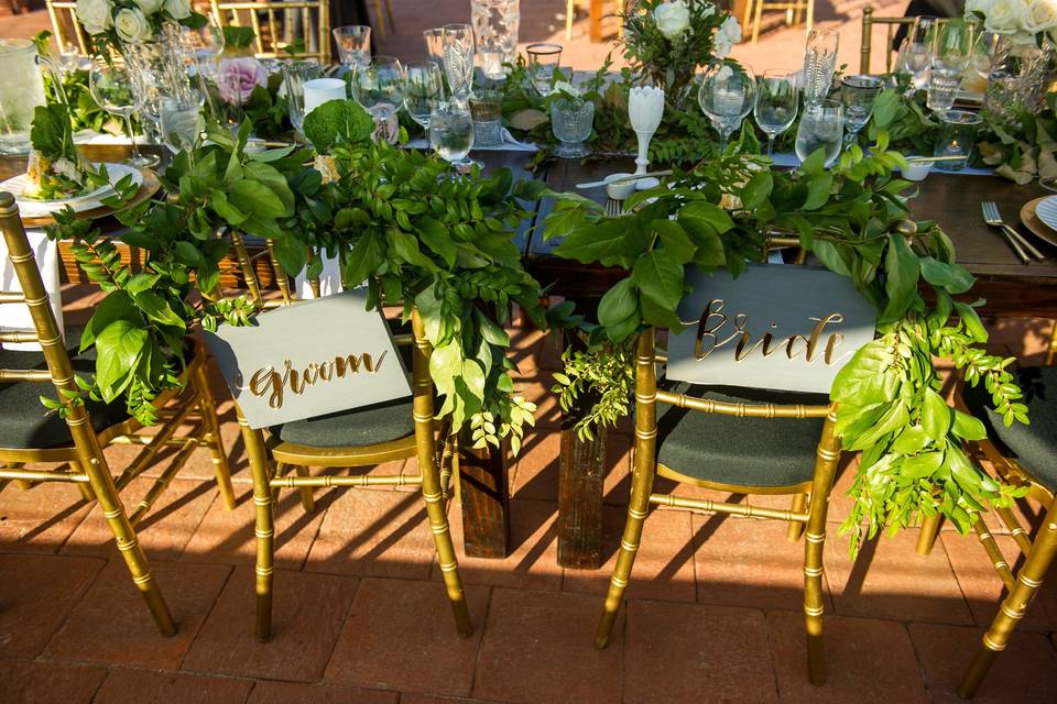 Sweetheart table