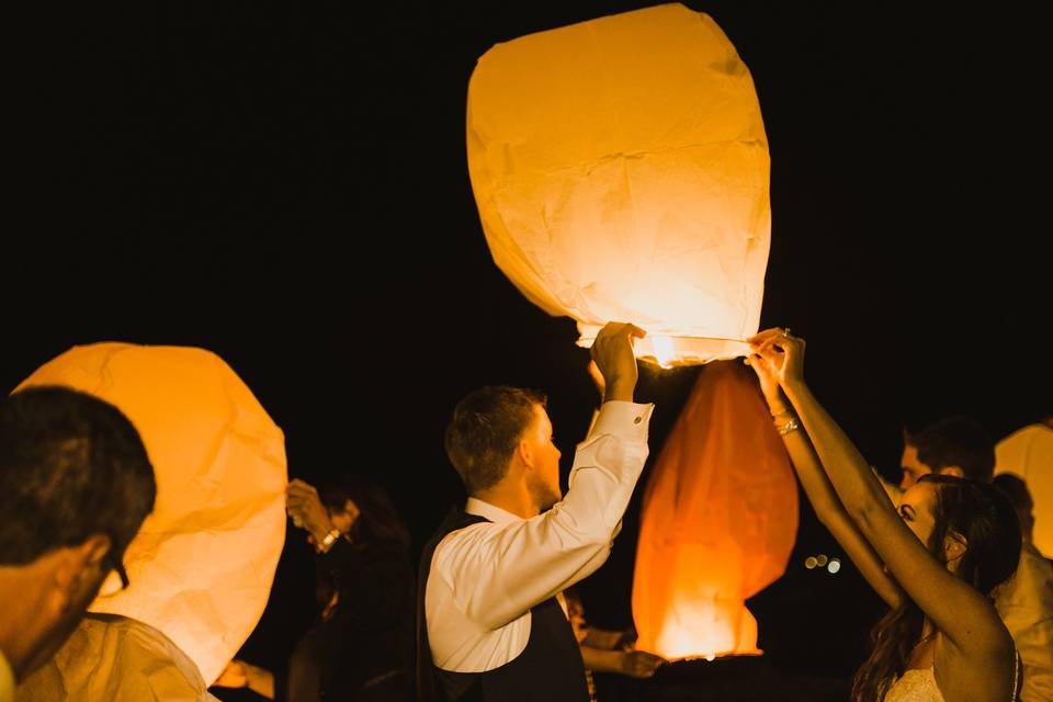 Chinese paper lanterns