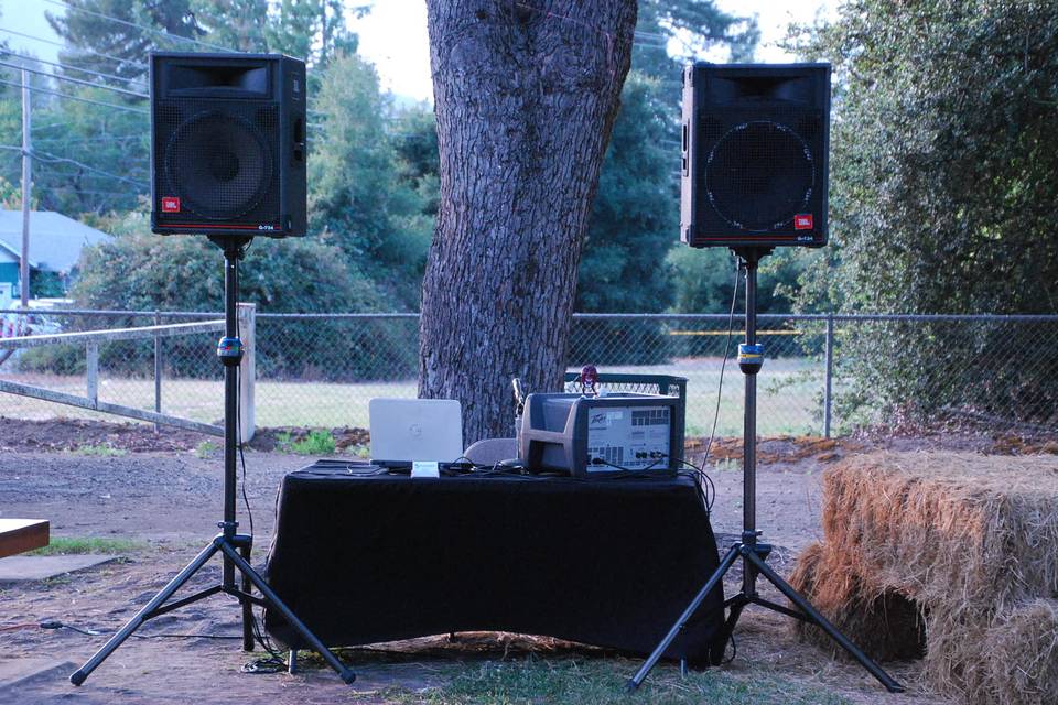 Outdoor setup