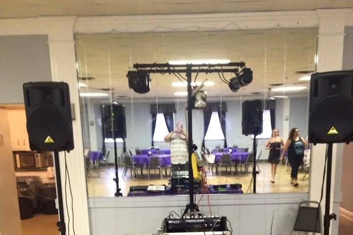 DJ setup