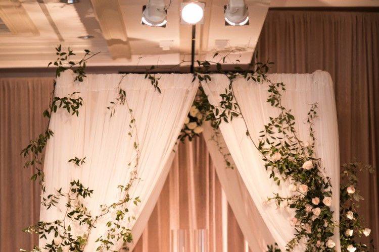 Wedding ceremony aisle
