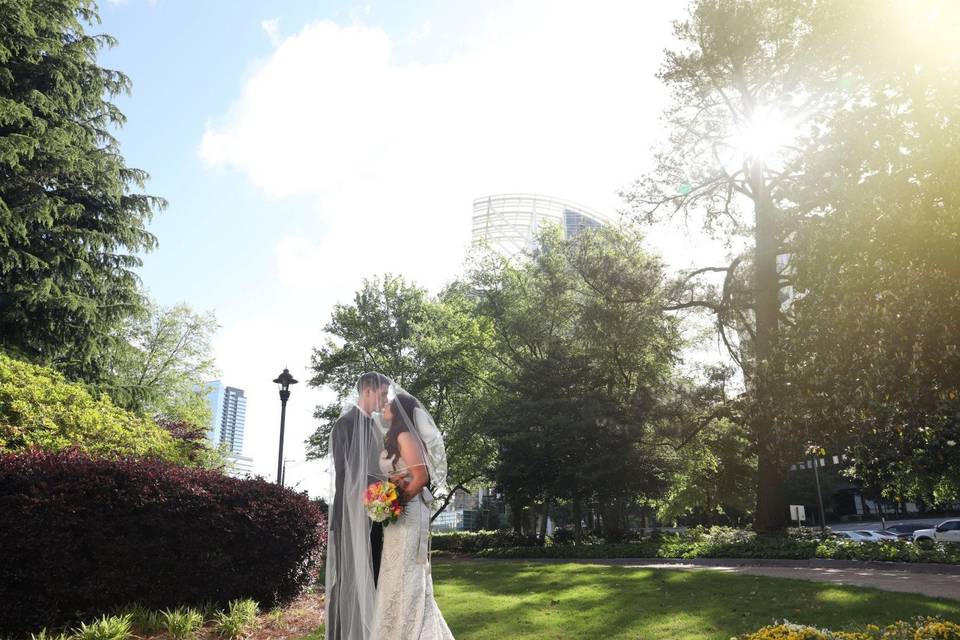 Couple kissing
