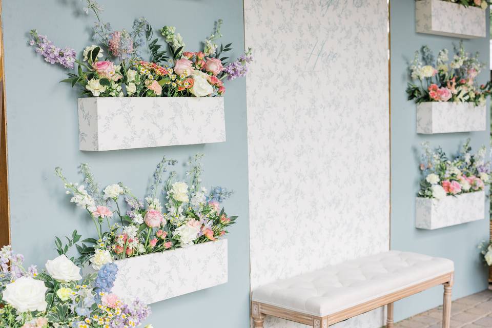Photo wall.