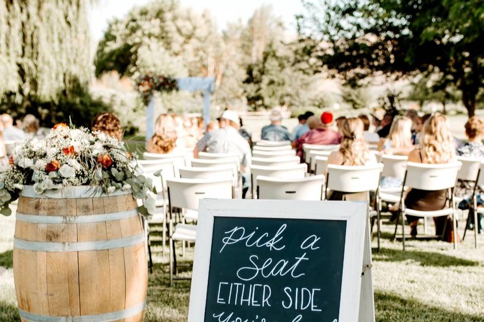 Tent Wedding Setup