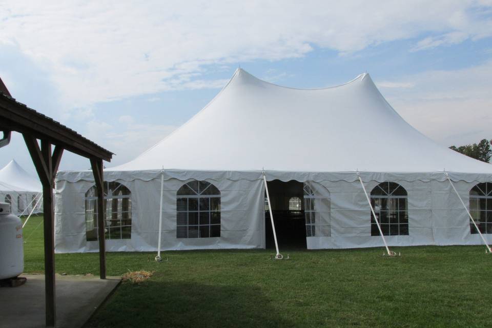 Tent entrance
