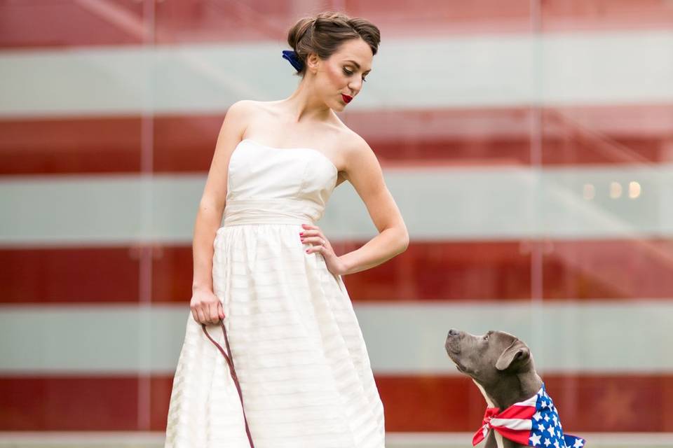 Flag Museum wedding