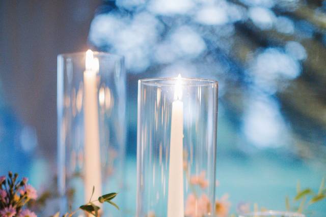 Garden tent wedding