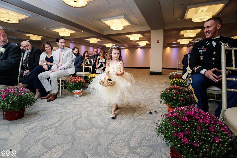 Cute little flower girl