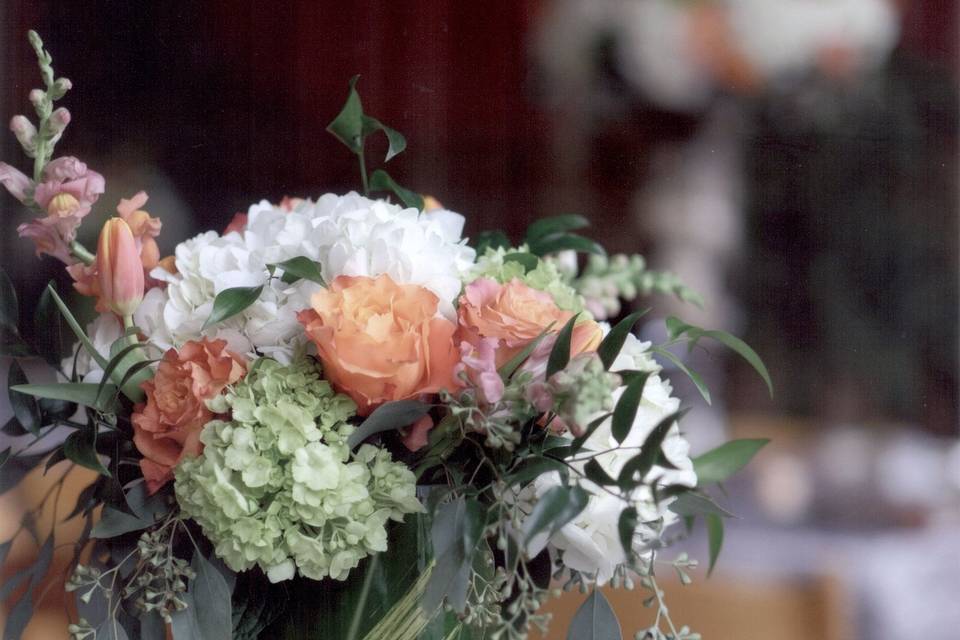 Table with centerpiece