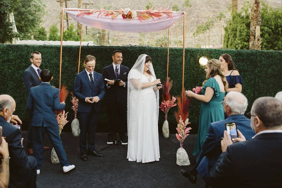 Palm springs wedding