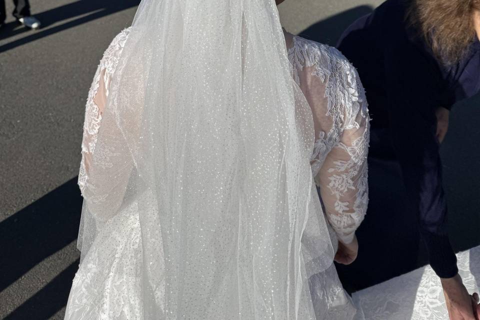 Wedding hair on mt. rainier