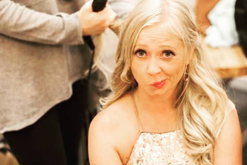 Touch ups before reception