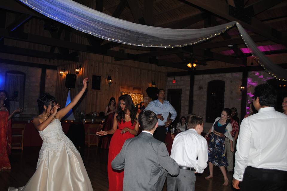 Wedding dance party