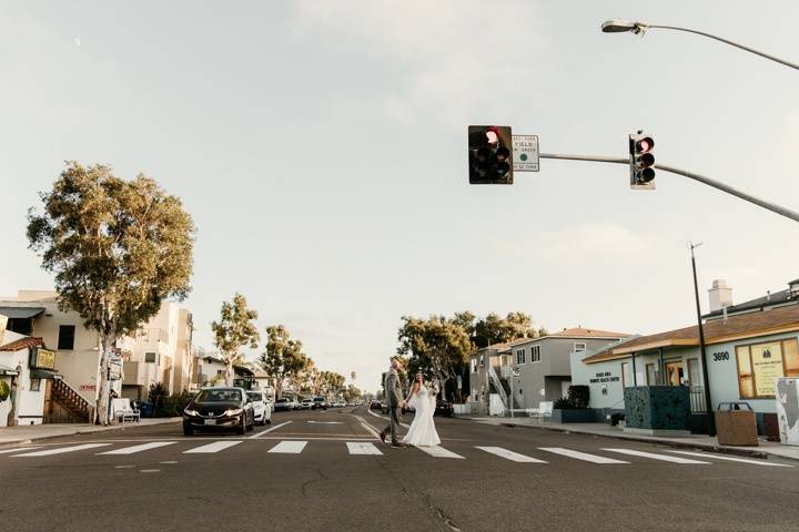 Mission beach wedding