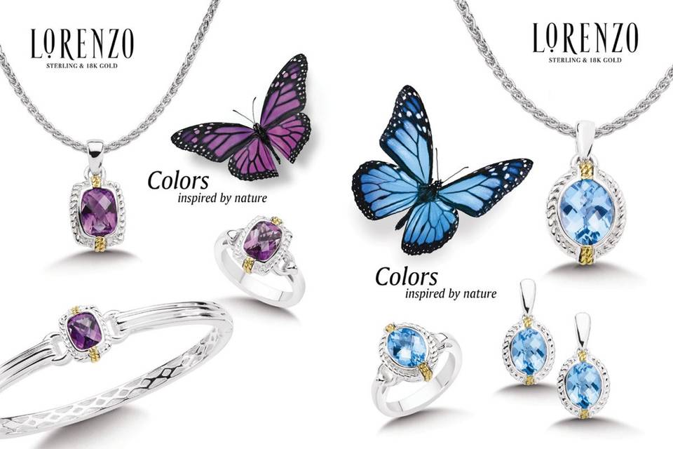 Lorenzo Colored Jewelry Bridal Collection