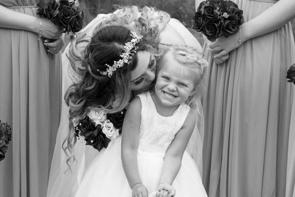 Flower girls have all of the personality!