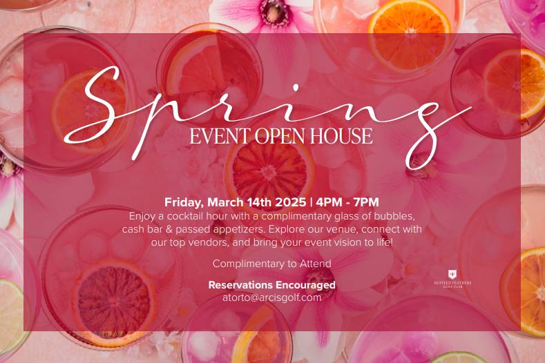 SPRING OPEN HOUSE COME SEE US!