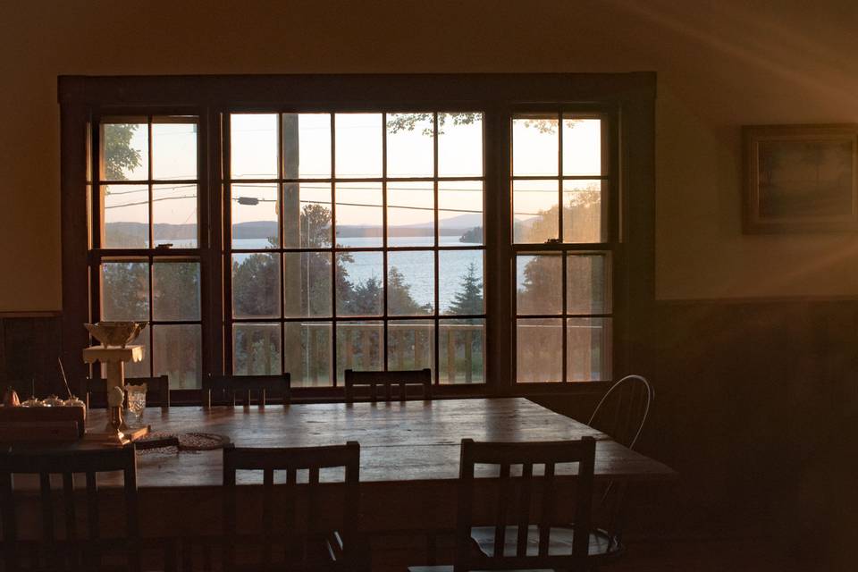 Neat dining room